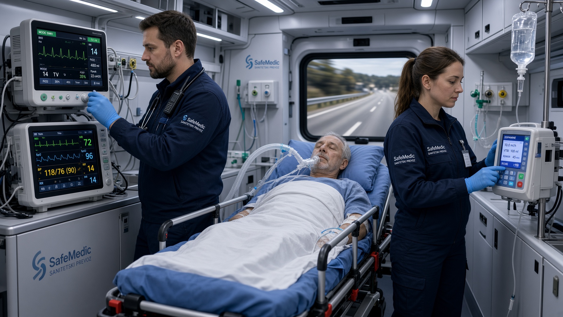Prevoz Pacijenta sa Respiratorom